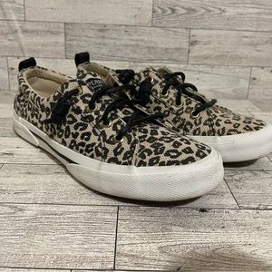 Women’s Sperry Top Slider leopard print size 6